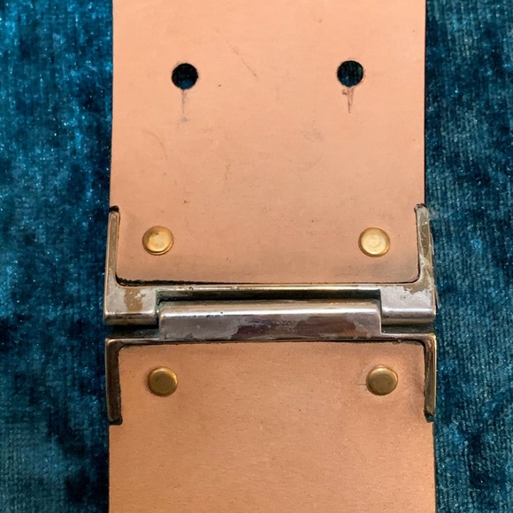 Lafayette 148 hinged calf hair belt main image 6